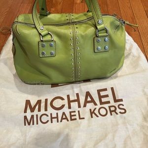 COPY - COPY - Michael Kors Lime Green Vintage Sactchel